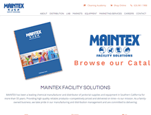 Tablet Screenshot of maintex.com
